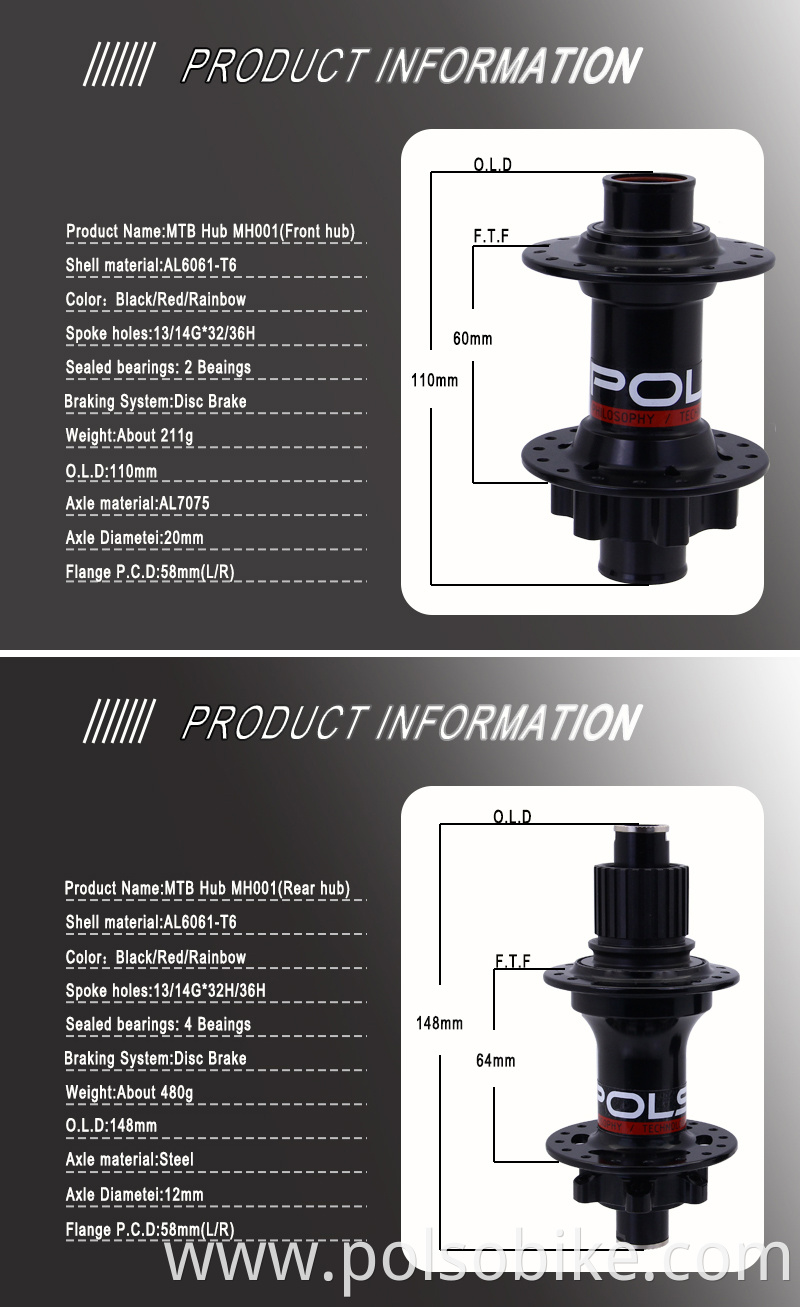 Quick realease Mtb Hub